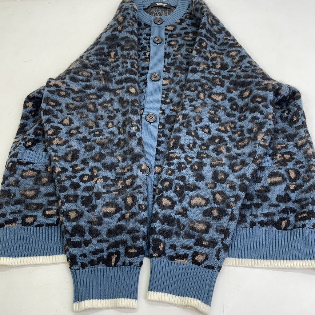 01w-3005 アンダーカバー UNDERCOVER 23AW Animal-printed cardigan 