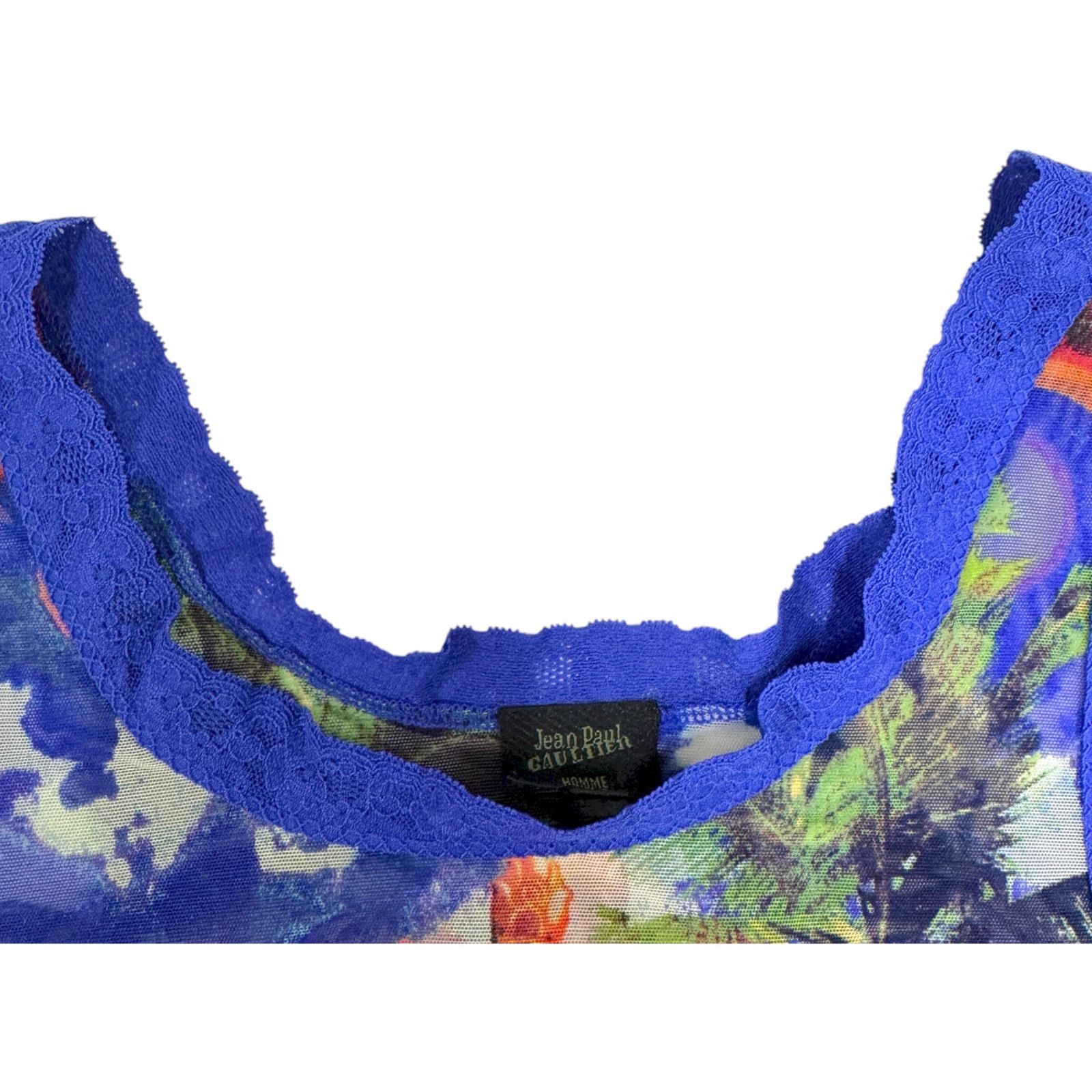  Jean Paul GAULTIER ゴルチエ シヴァ メッシュ タンクトップ タンクトップ トップス