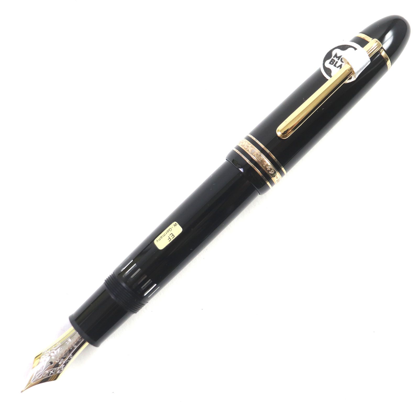 未使用品▽MONTBLANC モンブラン マイスターシュテュック No.149 ペン先K18 EFニブ ホワイトスター 万年筆 ブラック ゴールド  ケース付き ドイツ製 メンズ - メルカリ