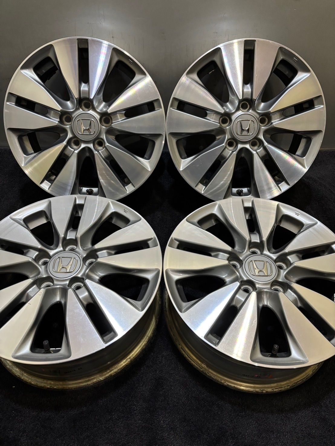 ホンダ RK5 ステップワゴン 純正 16インチ 6J 50 114.3 5H アルミホイール 4本 ヴェゼル オデッセイ 2-I996