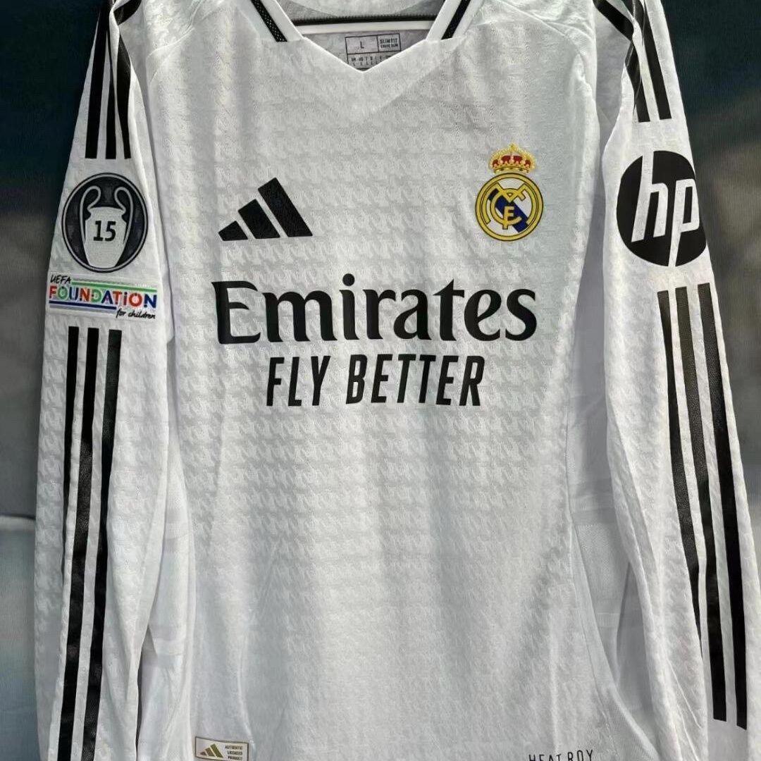 24-25レアルマドリード ルカ・モドリッチ 10番 長袖 ユニフォーム