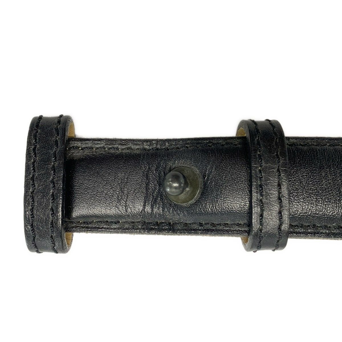 新品 ALAIA アライア　レザー　ベルト　80 フラワー　黒 送料無料】ALAÏA [アライア] / MINI LEATHER MINA BELT 75cm