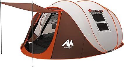 2ドア】ayamaya ポップアップテント 4人～6人用 防水 グリーン コロナ