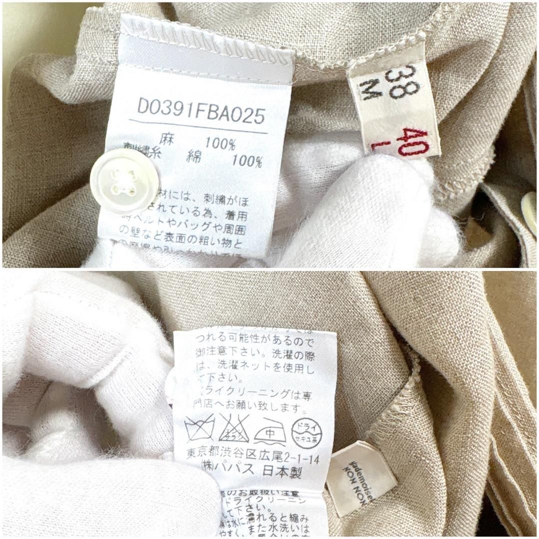 リネンシャツワンピース