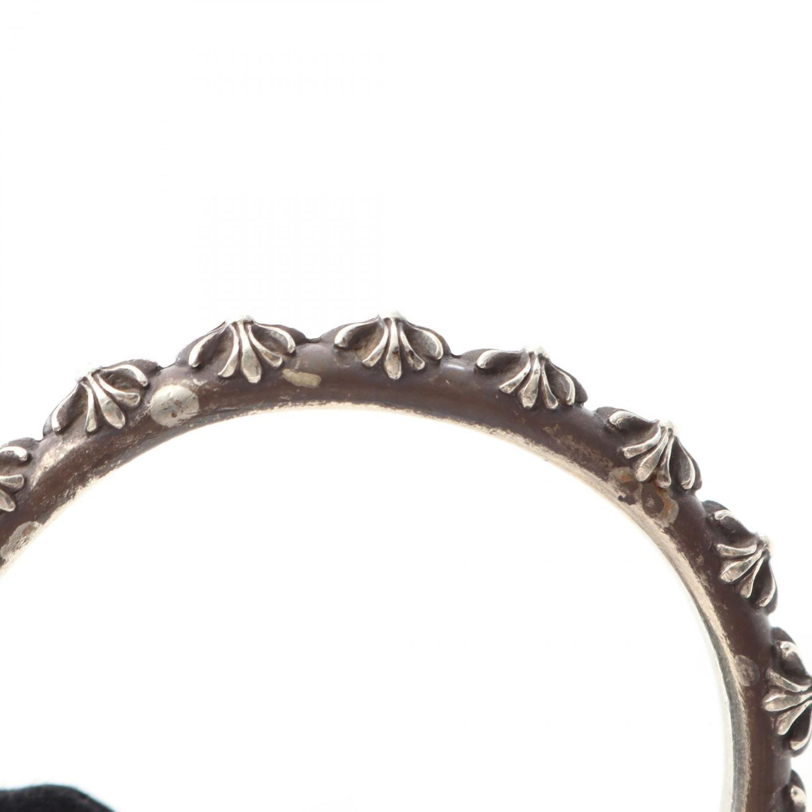 クロムハーツ CHROME HEARTS バングル クロスバンド シルバー925