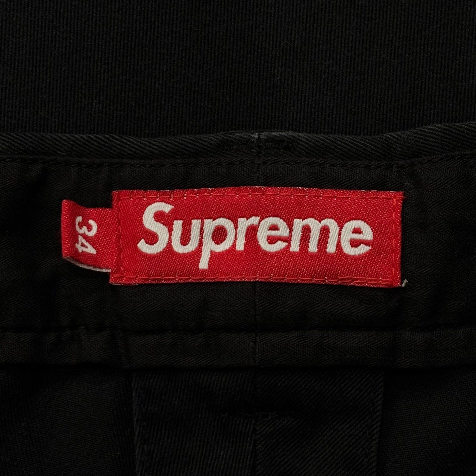 未使用同様 25ss Supreme CHINO PANT BLACK 34 シュプリーム
