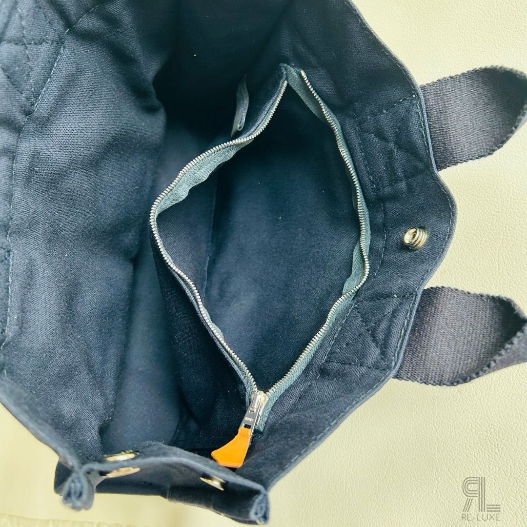 美品✦HERMESドーヴィルPM NAVY 紺 トートバッグ✴︎クリーニング済 164美品✦HERMESドーヴィルPM NAVY 紺 トートバッグ
