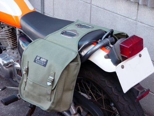 【新着商品】カーキー サイドバッグ(アーミーサドルバッグ) ARMY ARMY(KHAKI) アーミーバッグUS ARMY US USアーミー カラー:カーキ (サドルバック) ダブル