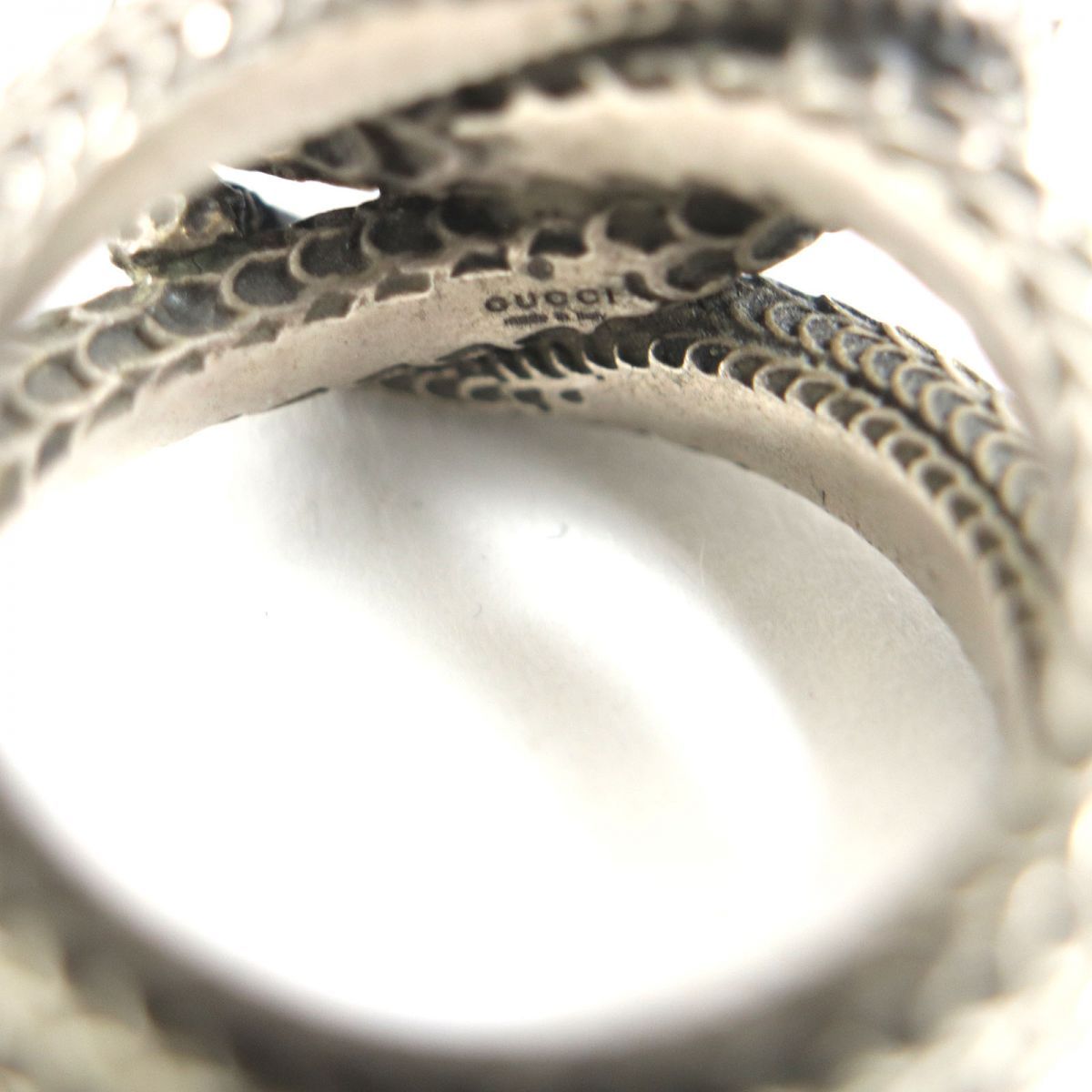 美品□GUCCI グッチガーデン 525177 スネークモチーフ Ag925  