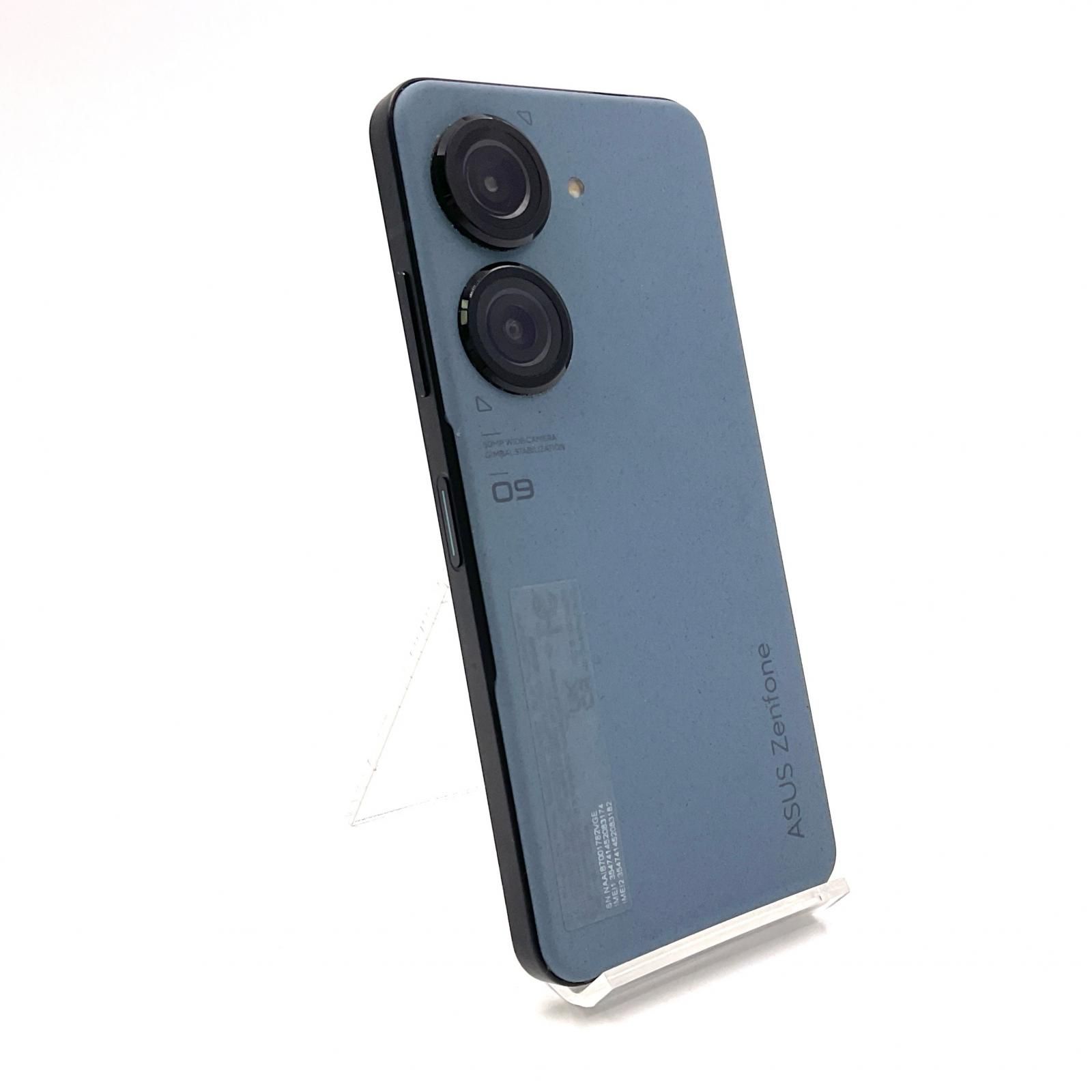 ZenFone9 本体 美品 スターリーブルー ASUS Zenfone 9 128GB スターリーブルー SIMフリー ASUS_AI2202
