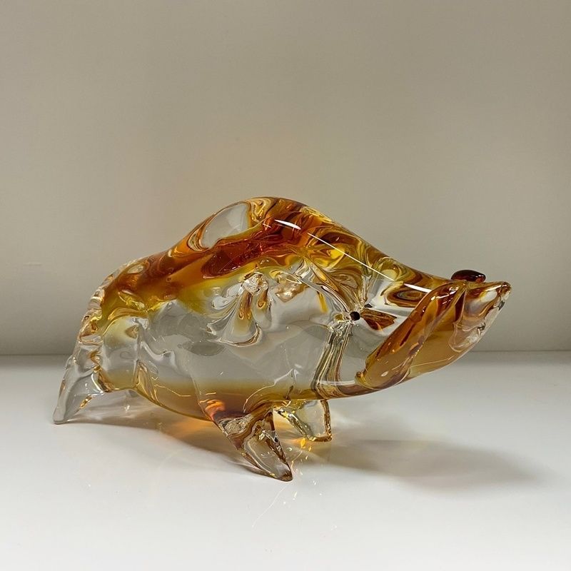 マルティガラス　マルティグラス エビ　海老　ガラス置物　硝子細工　フィギュア マルティガラス マルティグラス エビ 海老 ガラス置物 硝子細工