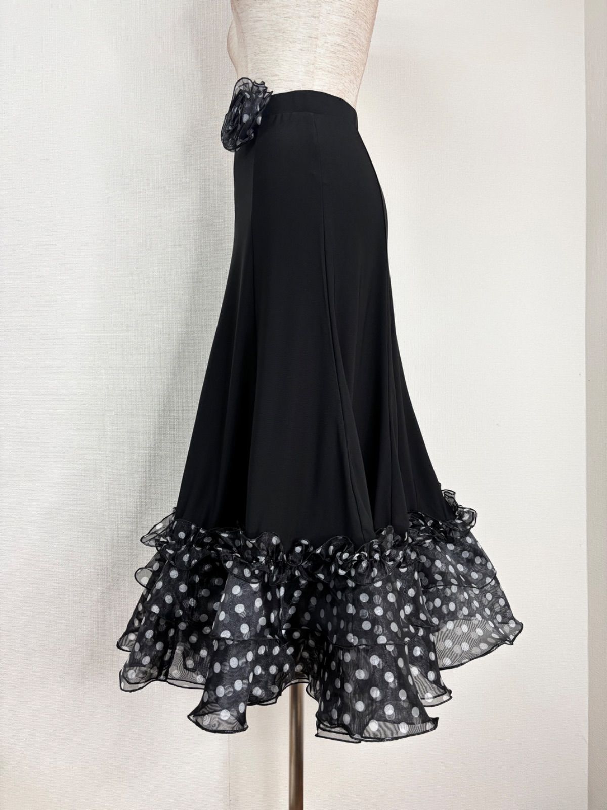 豪華 白樺ドレス ブルー モダンドレス チョーカー付き 衣装 競技