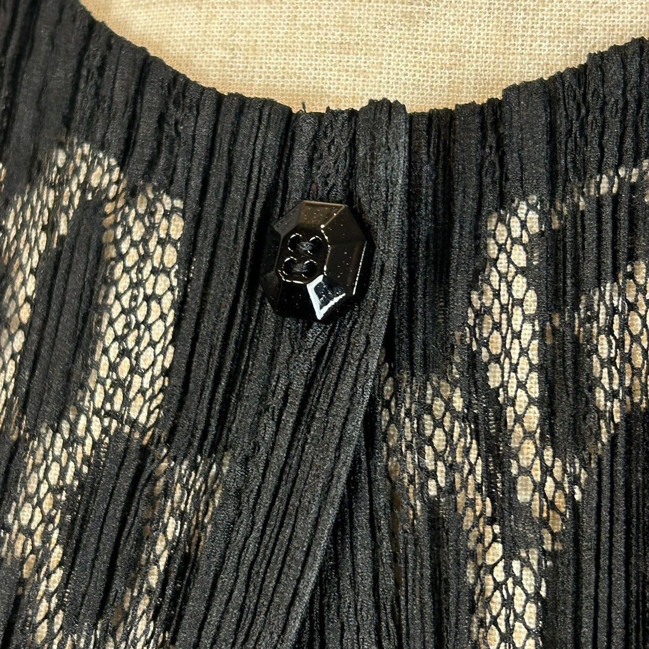 日本製 PLEATS PLEASE ISSEY MIYAKE Cardigan Black プリーツ
