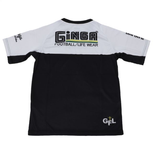 GINGA ジンガ　GG105193 ゲームシャツ プラシャツ Tシャツ ポリエステル100％　こども　サッカー　フットサル　スポーツ　吸汗速乾