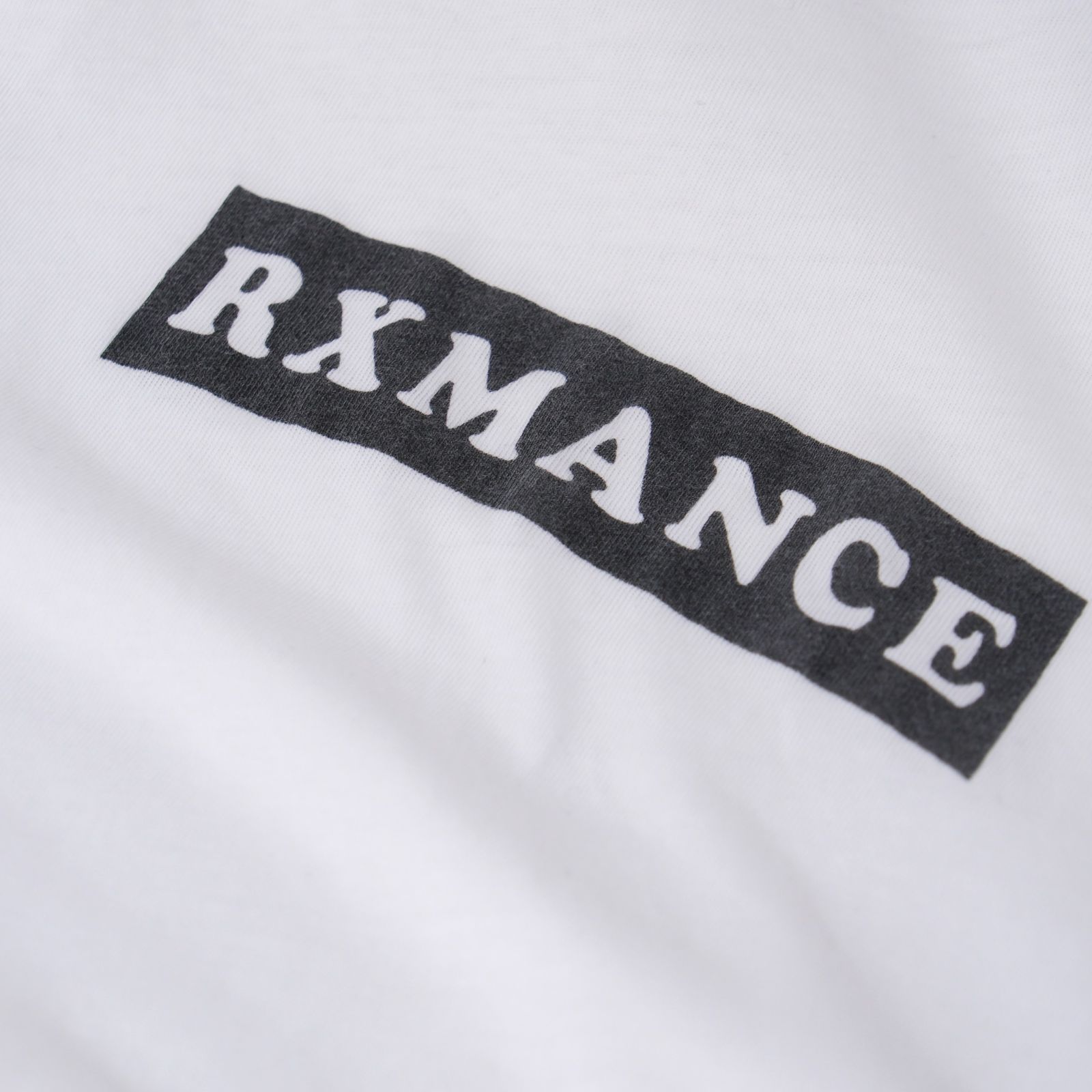 SLOBE IENA×RXMANCE スローブイエナ×ロマンス 綿 コットン ロゴプリント Tシャツ カットソー トップス 白 /240607022