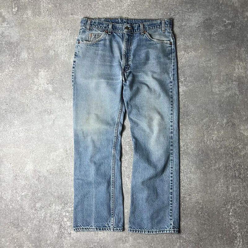 ヒゲ 90s USA製 Levis 517 フレア デニム パンツ 36 30 / 90年代