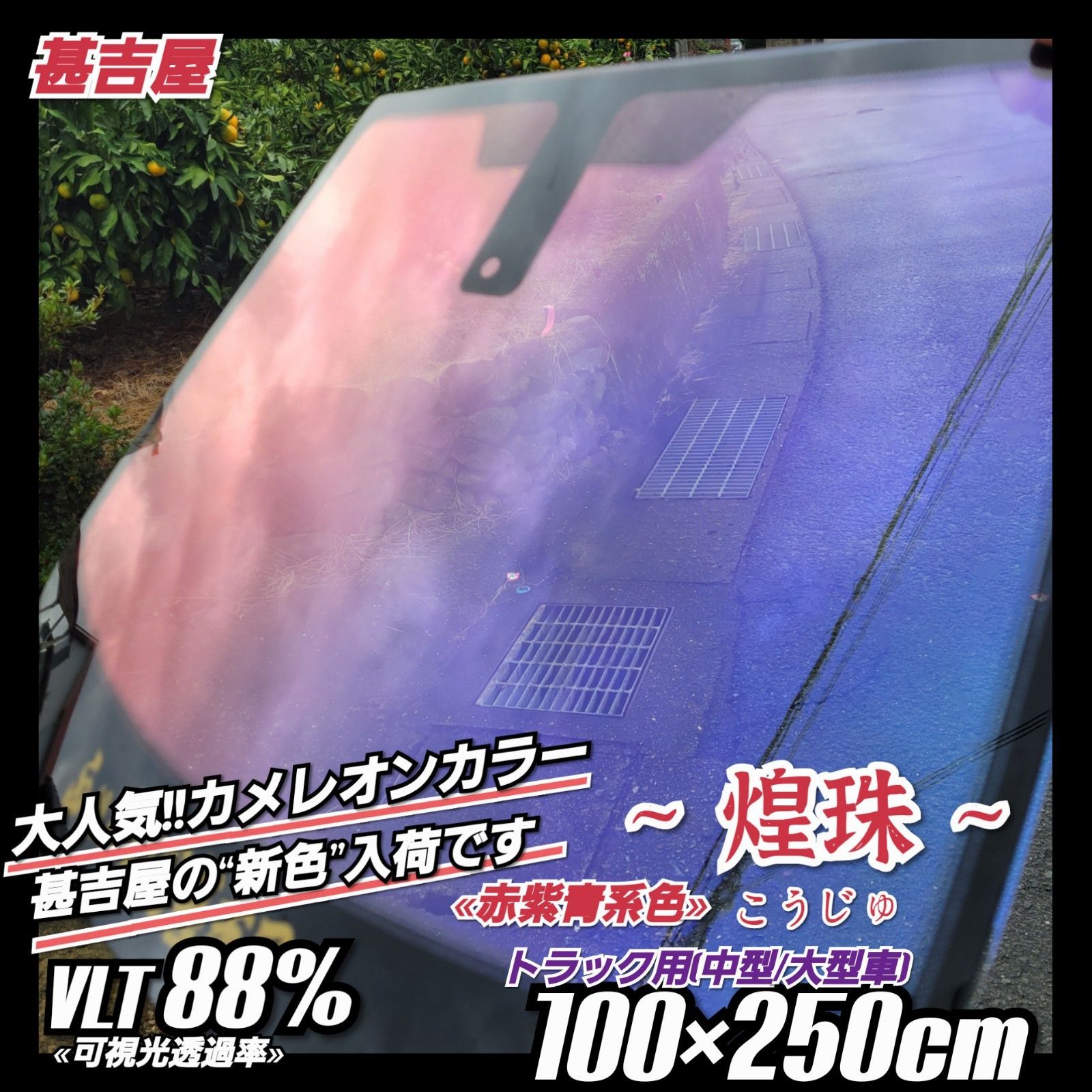 新品》煌珠こうじゅ/カメレオンティント/赤紫青系/100×250㎝ - メルカリ