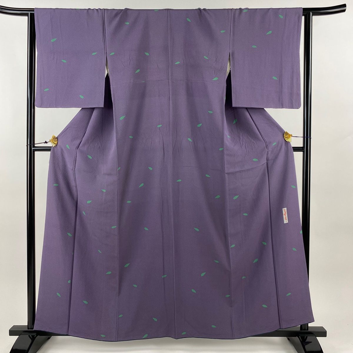 訪問着 身丈157cm 裄丈66cm M 袷 辻村ジュサブロー 落款 幾何学  