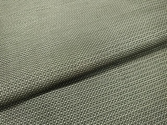 平和屋着物○男性 本場大島紬 アンサンブル 80亀甲 総詰め 正絹 逸品  