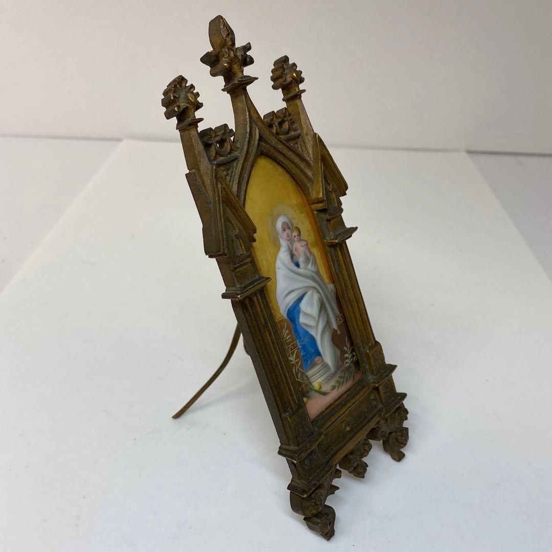 19世紀 イコン 聖母子 陶版画 トニル 東さ6-0418 1F USTAUSTRALIA_COM_AU