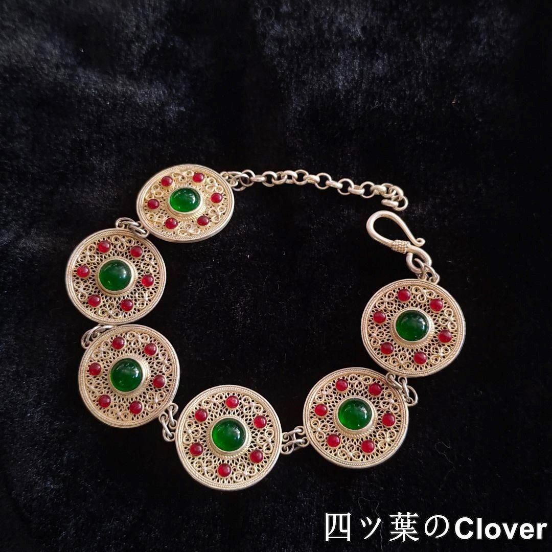 銅 細工 チベット引糸宝ブレスレット 装飾品 工芸品 置物 銅 細工 チベット引糸宝ブレスレット 装飾品 工芸品 置物 銅