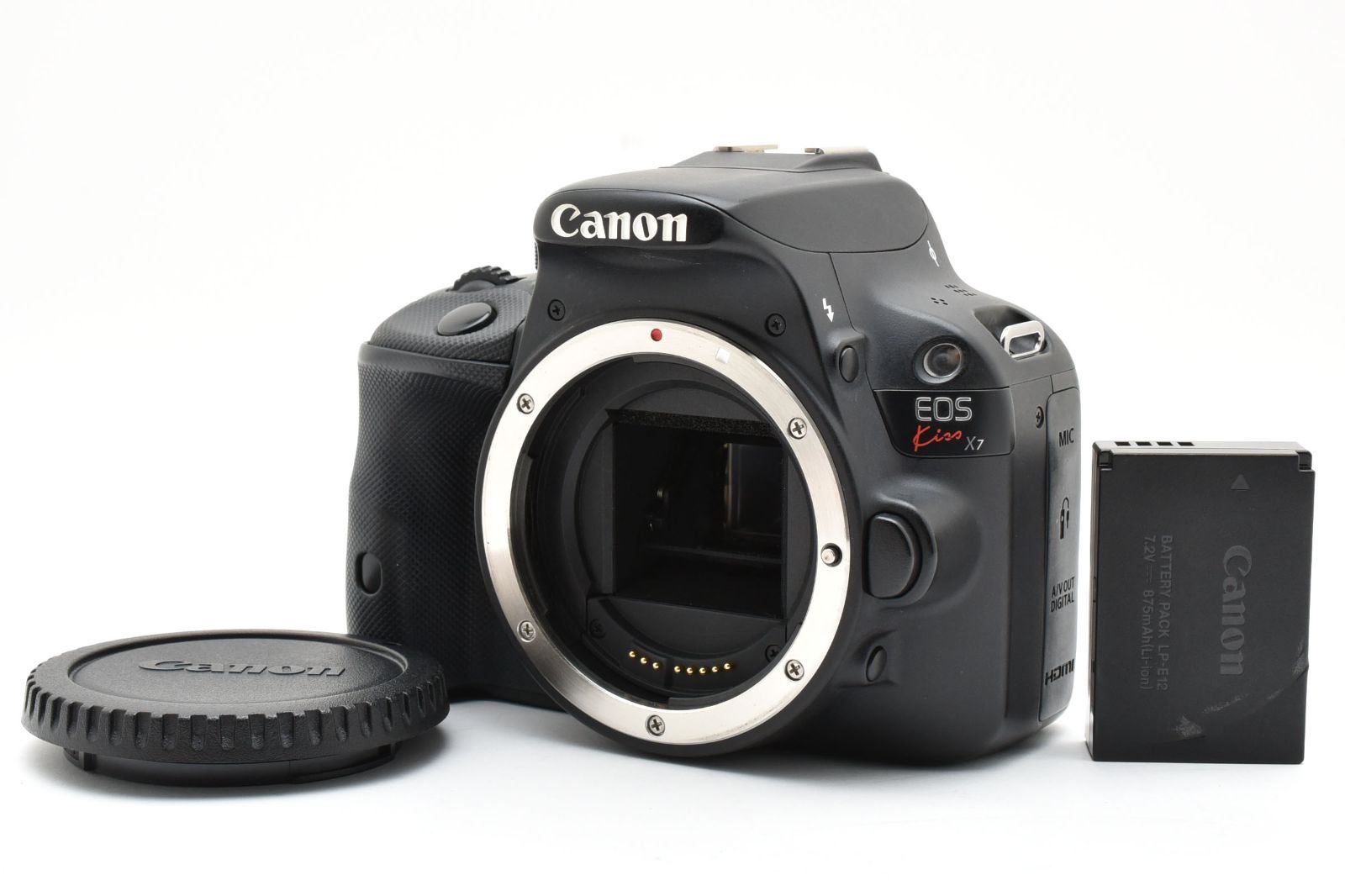 キヤノン Canon EOS Kiss X7 ボディ ショット数56092回 バッテリー付き 完動品 22P52A507143