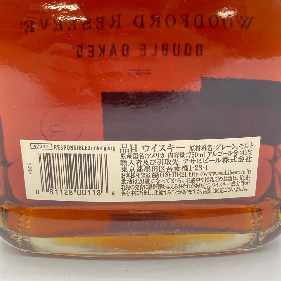 ウッドフォード リザーブ ダブルオーク 750ml 43.2%【R】 - メルカリ