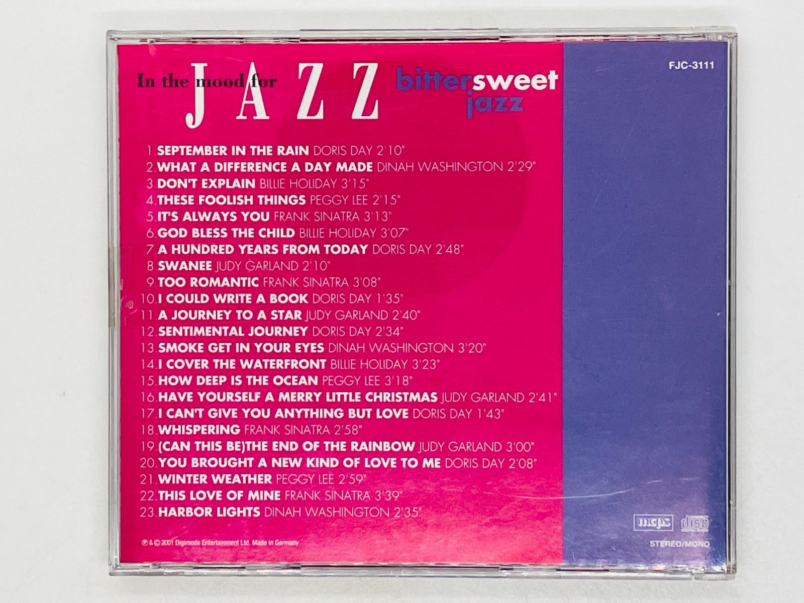CD In the mood for JAZZ bitter sweet jazz / とってもJAZZ気分