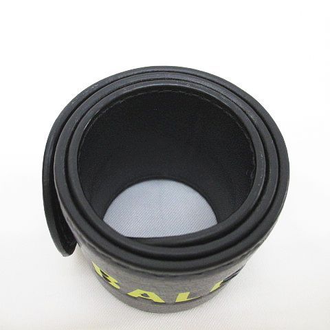 バレンシアガ BALENCIAGA レザー パッチンブレス バンド ブレスレット