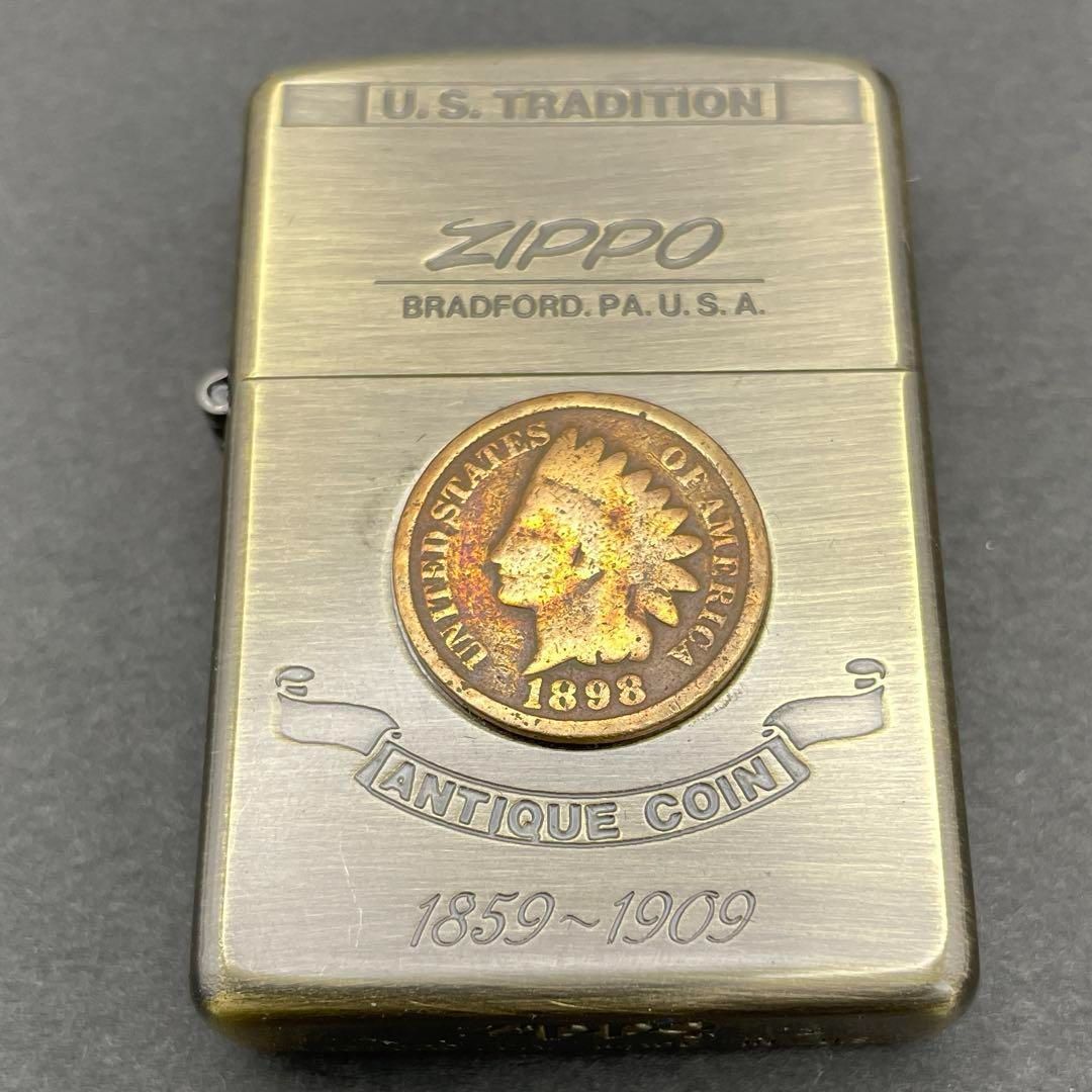 ZIPPO オールドコイン1859～1909 アメリカインディアンヘッド