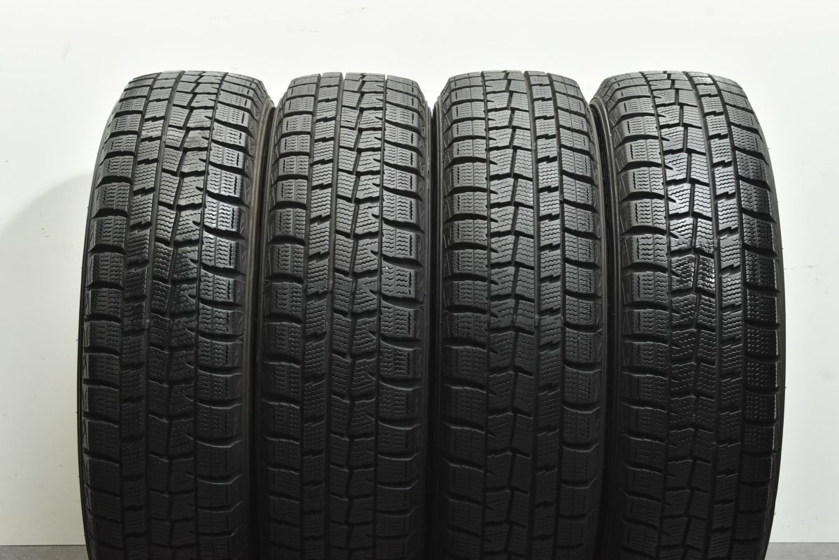 【美品】シュナイダー 14in 4.5J +40 PCD100 ダンロップ ウィンターマックスWM01 165/65R14 パッソ ルーミー タンク ソリオ トール ブーン