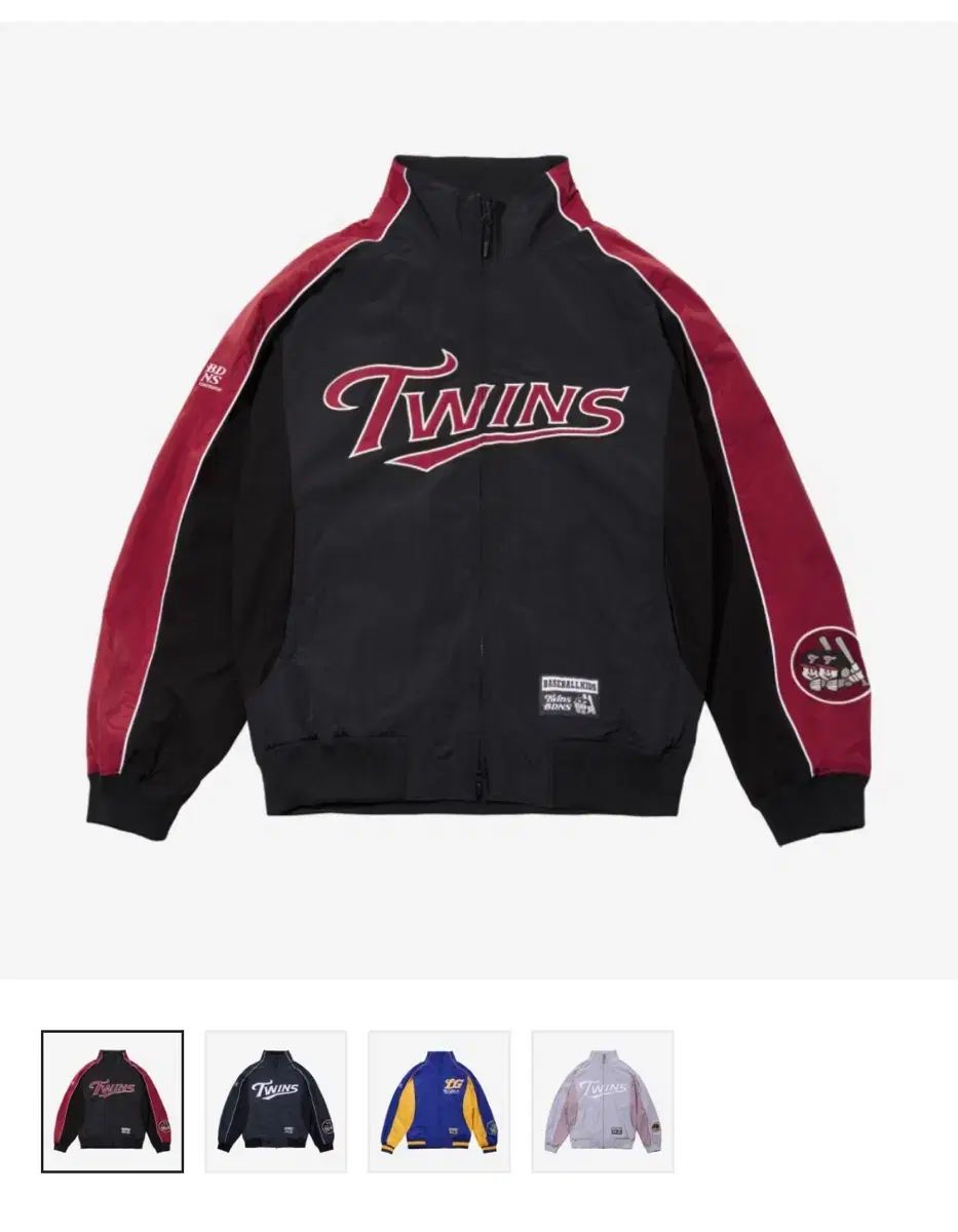 BDNS LG TWINS ツインズ DUGOUT ジャケット レッド L