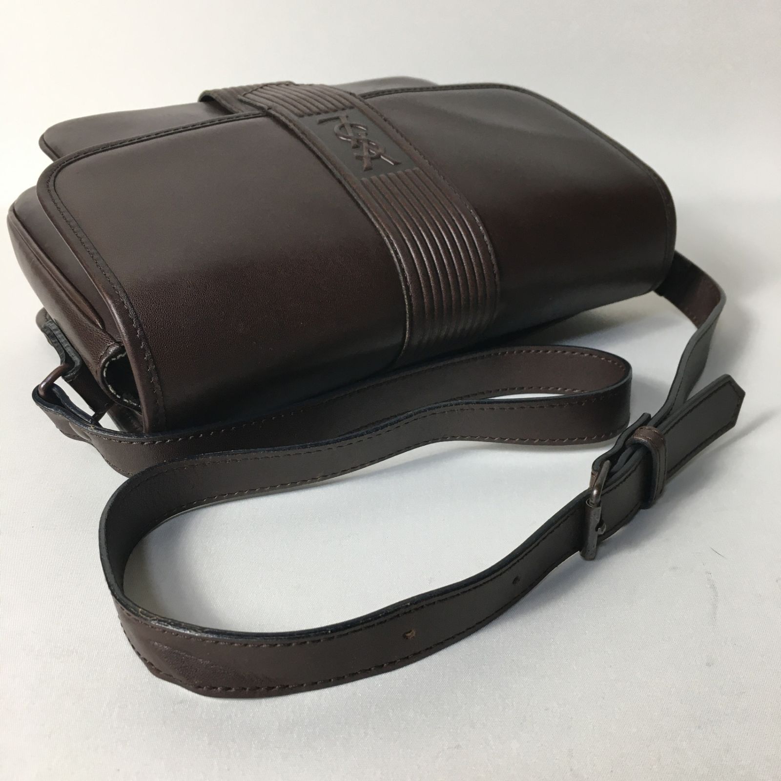2505-111｜美品｜イヴサンローラン ショルダーバッグ ダークブラウン 2505-111｜美品｜イヴサンローラン ショルダーバッグ ダーク