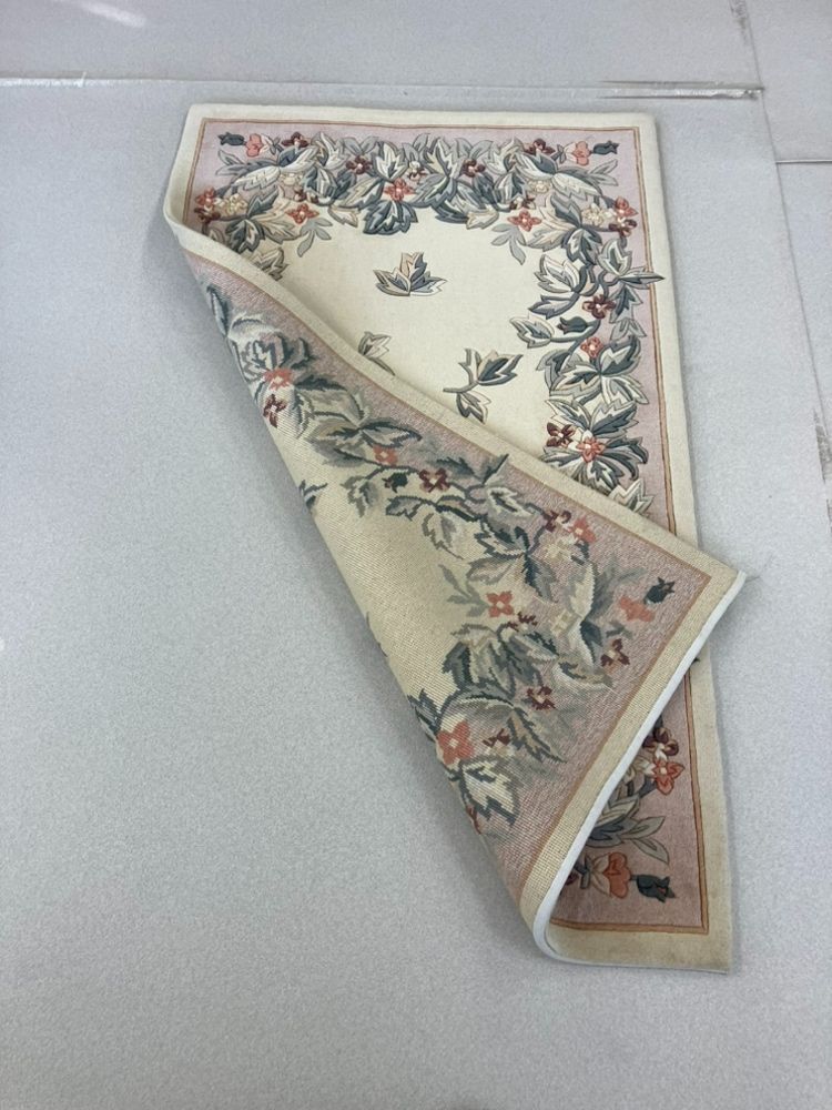 草木染緞通90段90x150