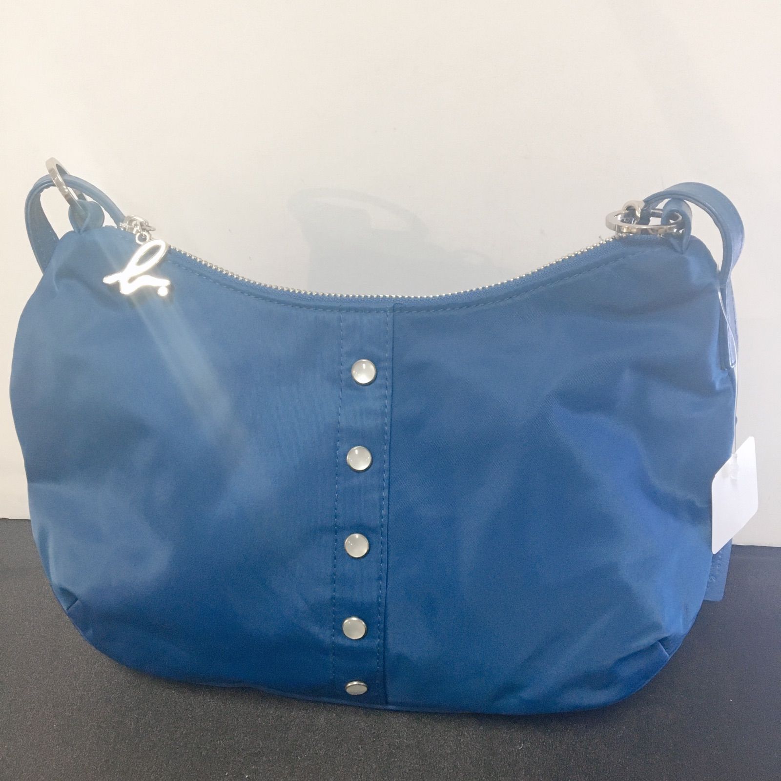 美品】 agnes b.VOYAGE アニエスベー ボヤージュ バッグ ブルー 