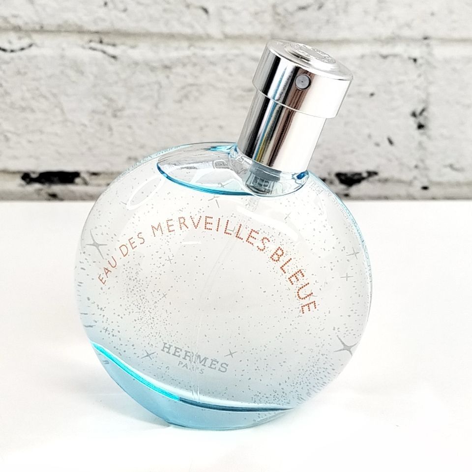 HERMES S 49 A 4 50 ml ほぼ満タン EAU DES MERVEILLES BLEUE エルメス オーデ メルヴェイユ ブルー EDT オードトワレ SP スプレー 香水 フレグランス