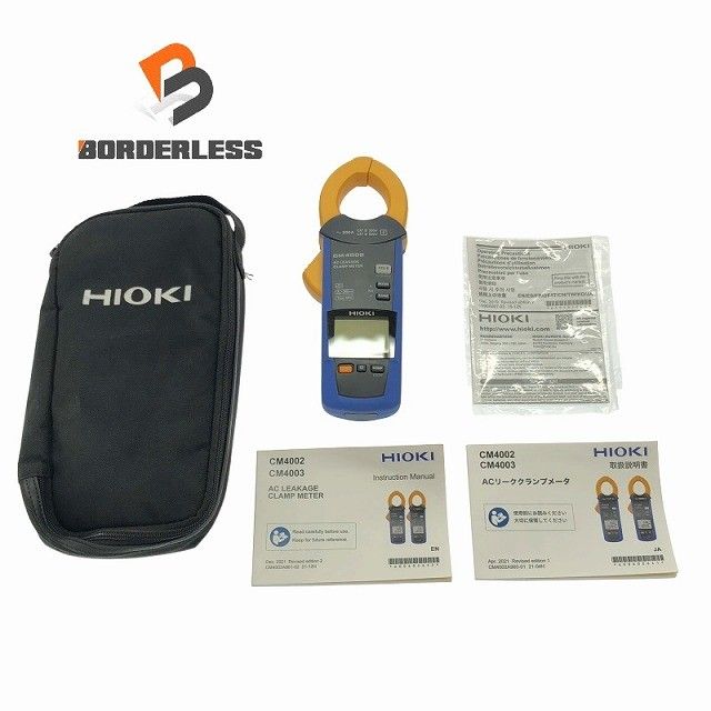 HIOKI 日置電機 ACリーククランプメーター CM4002 ケース付 漏れ電流計 クランプリーカー 116058116058