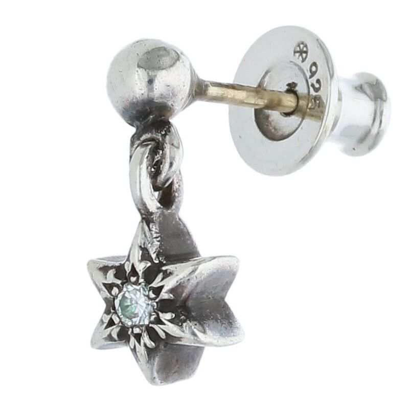 クロムハーツ 1ダイヤ シルバーピアス クロムハーツ 1ダイヤ シルバーピアス