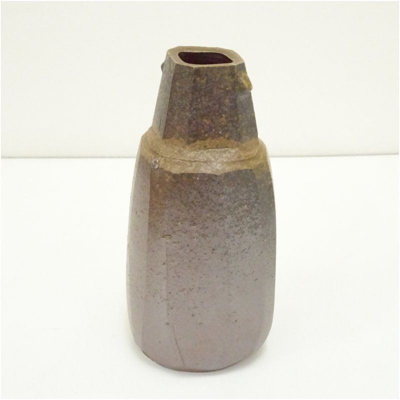 古備前 四方口花入 備前焼 華道具 茶道具 花器 フラワーベース 花瓶 置物 古備前 四方口花入 備前焼 華道具 茶道具 花器 フラワーベース