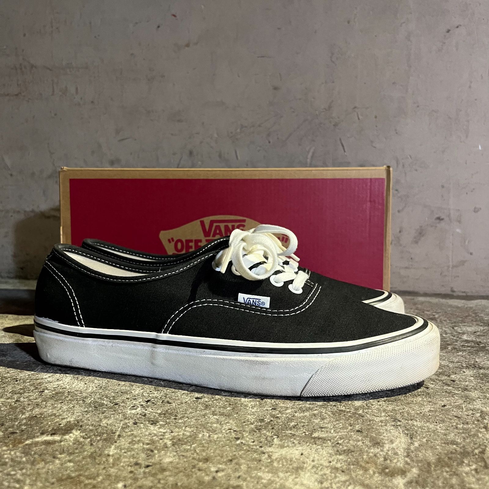 VANS ANAHEIM アナハイム 黒 白 スリッポン 44 98 DX VANS Anaheim