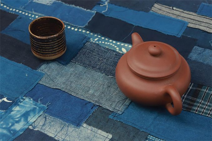自然素材 アート布