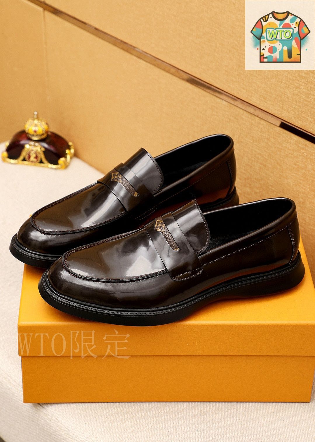 LOUIS VUITTON ルイ・ヴィトン カジュアルレザーシューズ11-YW64