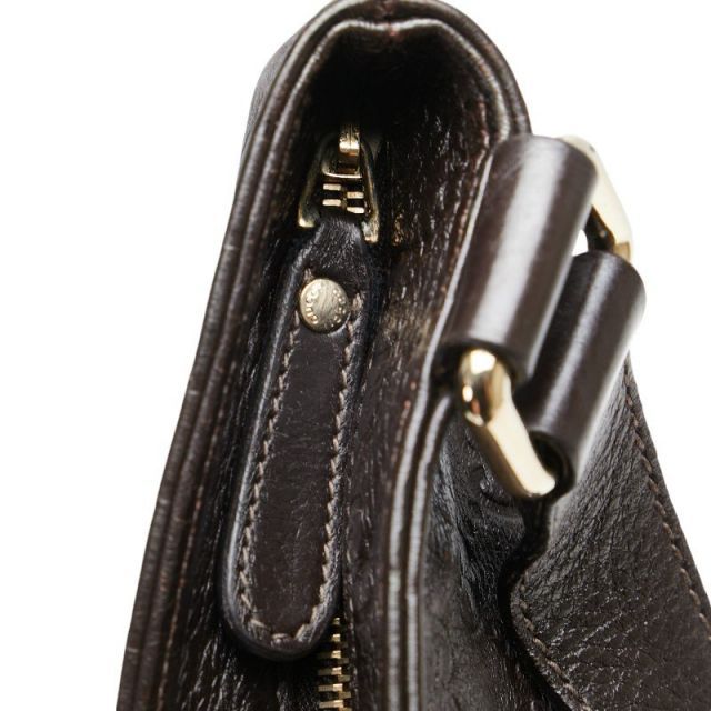 中古 グッチ バッグ シマ ショルダー 斜めがけ レザー 211446 205011 