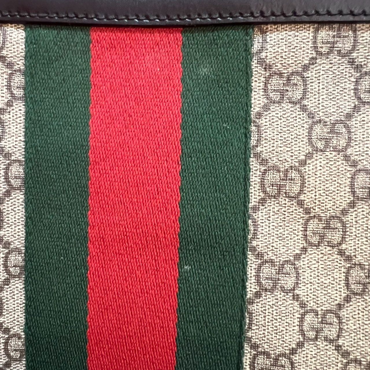 美品☆GUCCI グッチ GGキャンバス クラッチバッグ メンズ レディース
