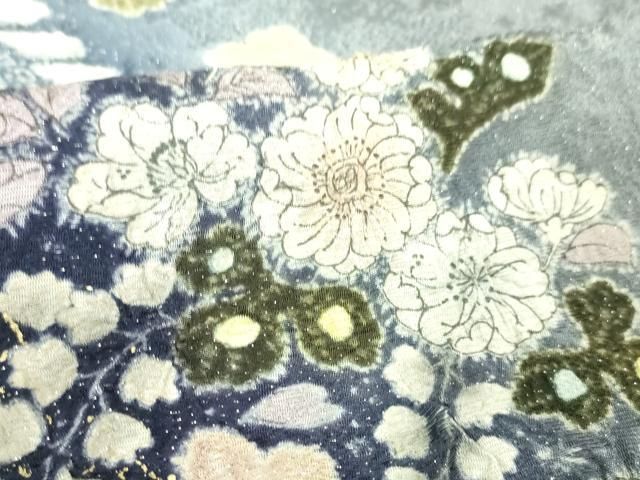 平和屋本店■極上　吉乃一廉　幻の辻が花　訪問着　暈し染め　金彩　銀通し地　健勝苑扱い　逸品　DZAA5756kh5 平和屋本店□極上 吉乃一廉 幻の辻が花 訪問着 暈し染め 金彩 銀通し地