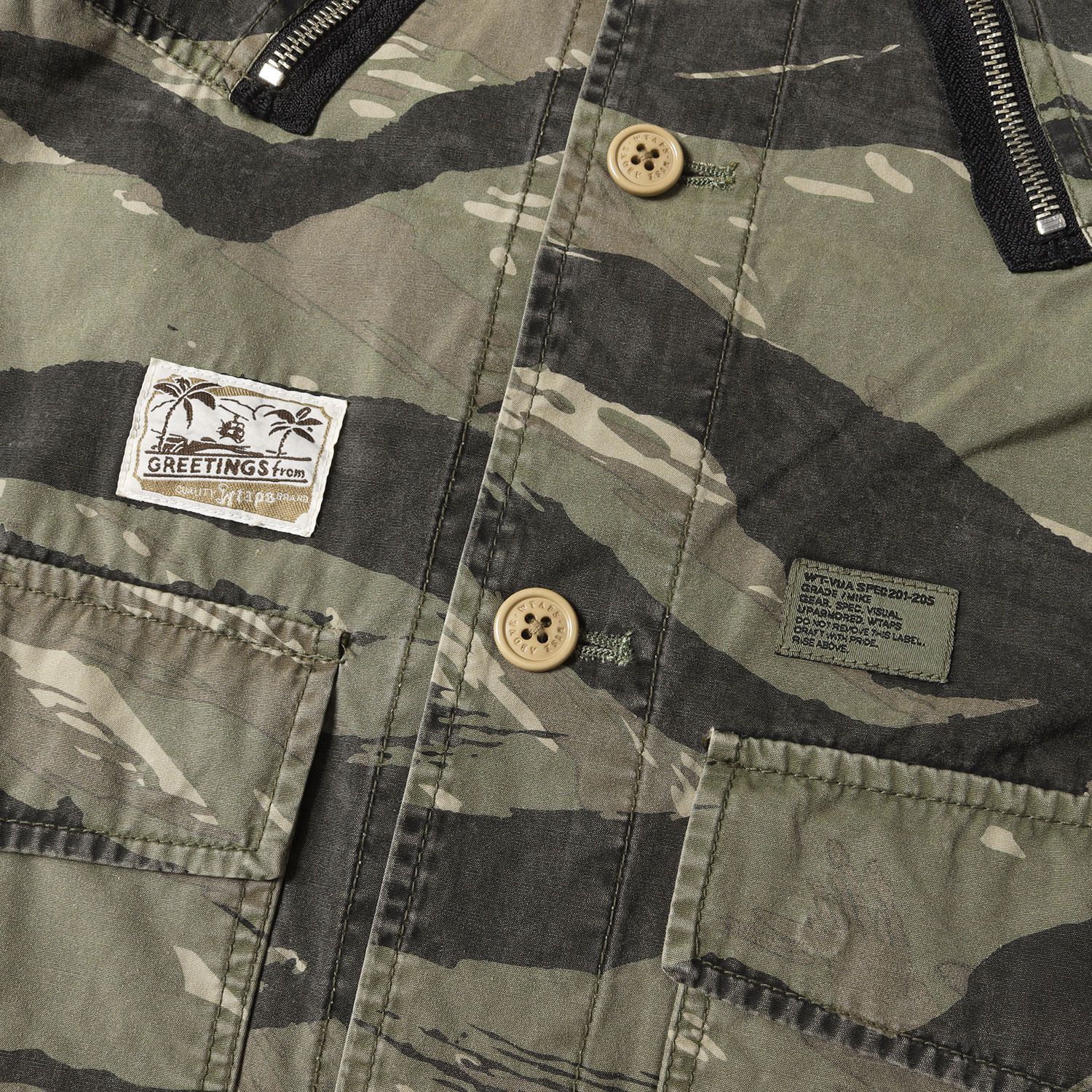 WTAPS ダブルタップス ジャケット タイガーストライプ 迷彩