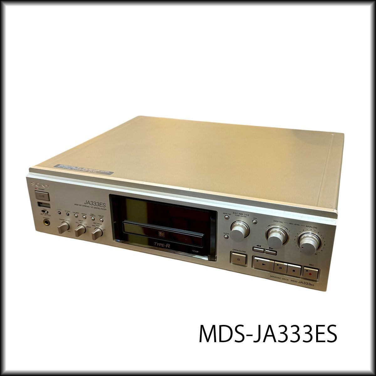 ジャンク◆SONY◆MDデッキ|MDレコーダー MDS-JA333ES 2000年製 通電 済み ソニー