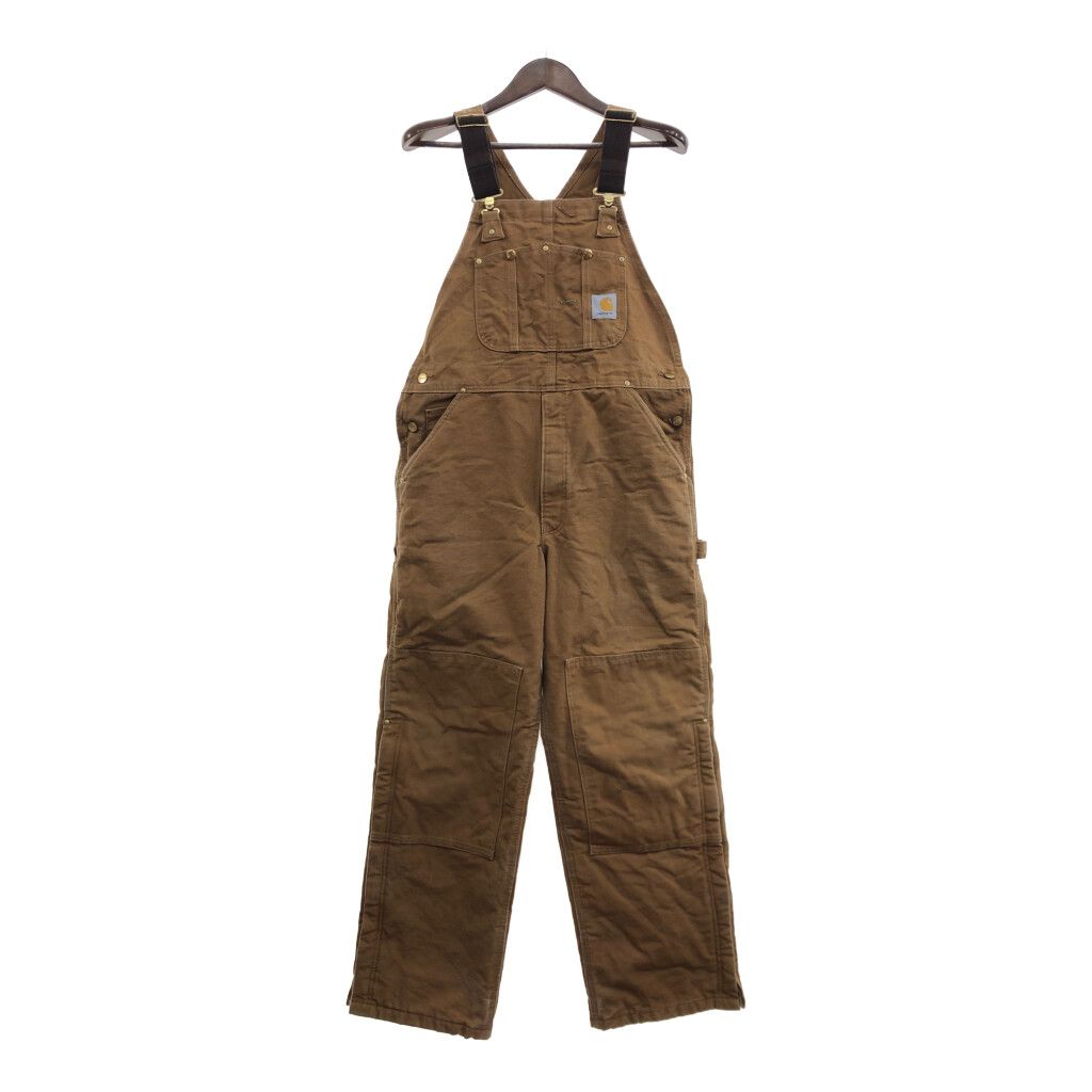 Carhartt オーバーオール ダブルニー キルティング つなぎ USA製 90年代 USA製 Carhartt カーハート ダック ワーク キルティング