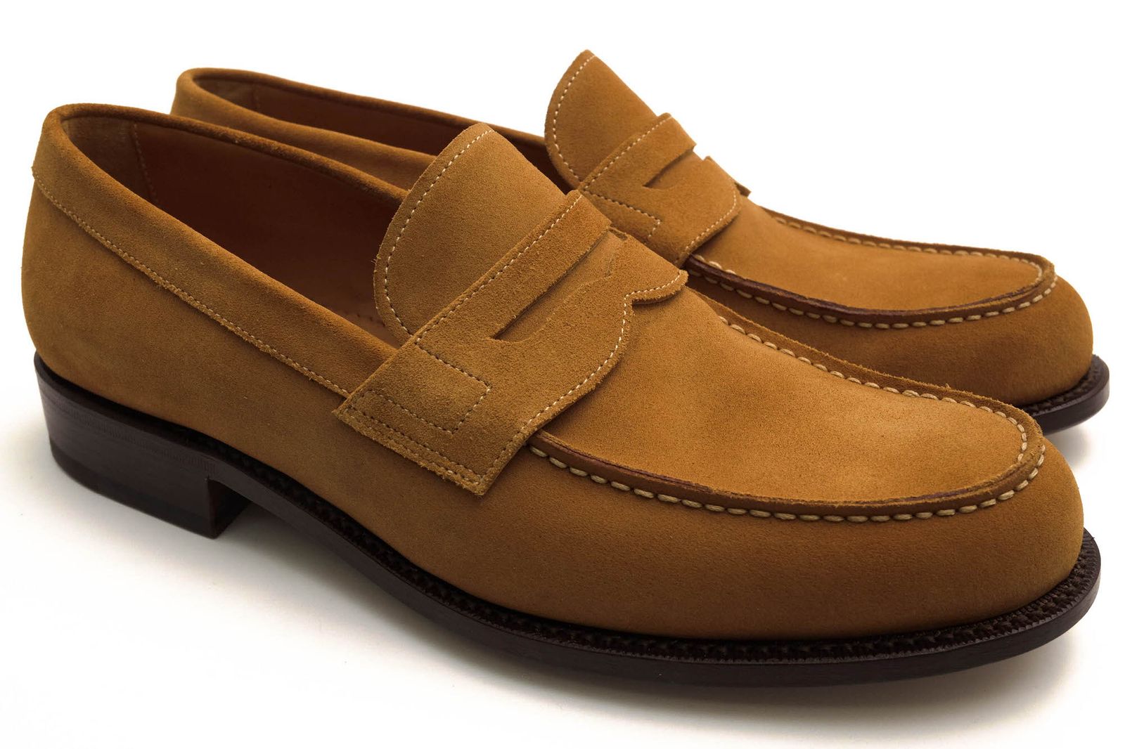 コートリーアンドサンズ COURTLEY - SONS コインローファー ペニーローファー シューズ 靴 メンズ 男性 男性用 レザー 革 本革 ベージュ DO486ESH101 スリッポン グッドイヤーウェルト製法