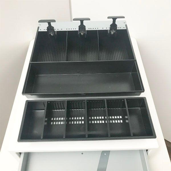 キャッシュドロア プリンタ接続式 カギ1本付 レジ 111889